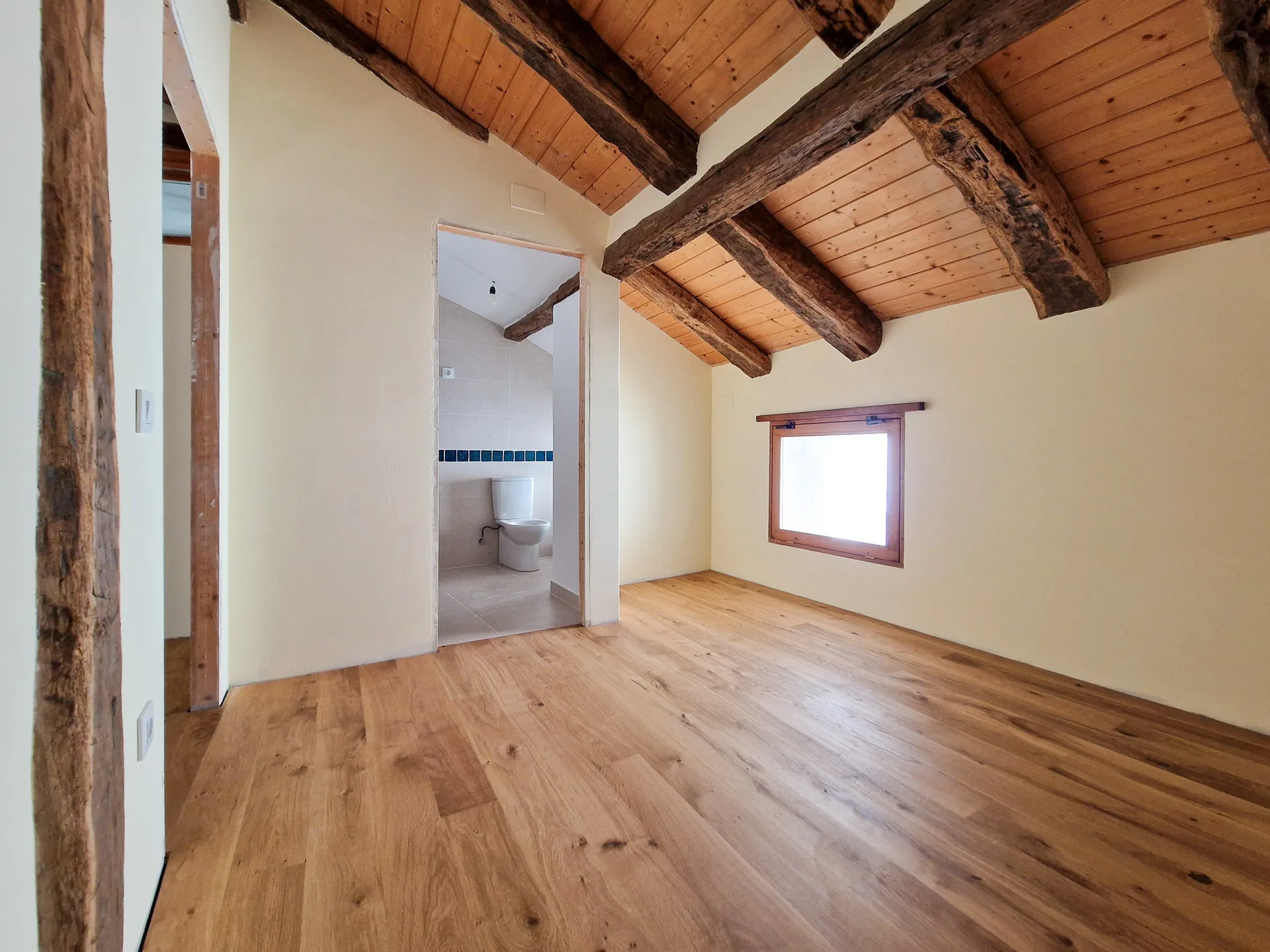 Upper bedroom after restoration