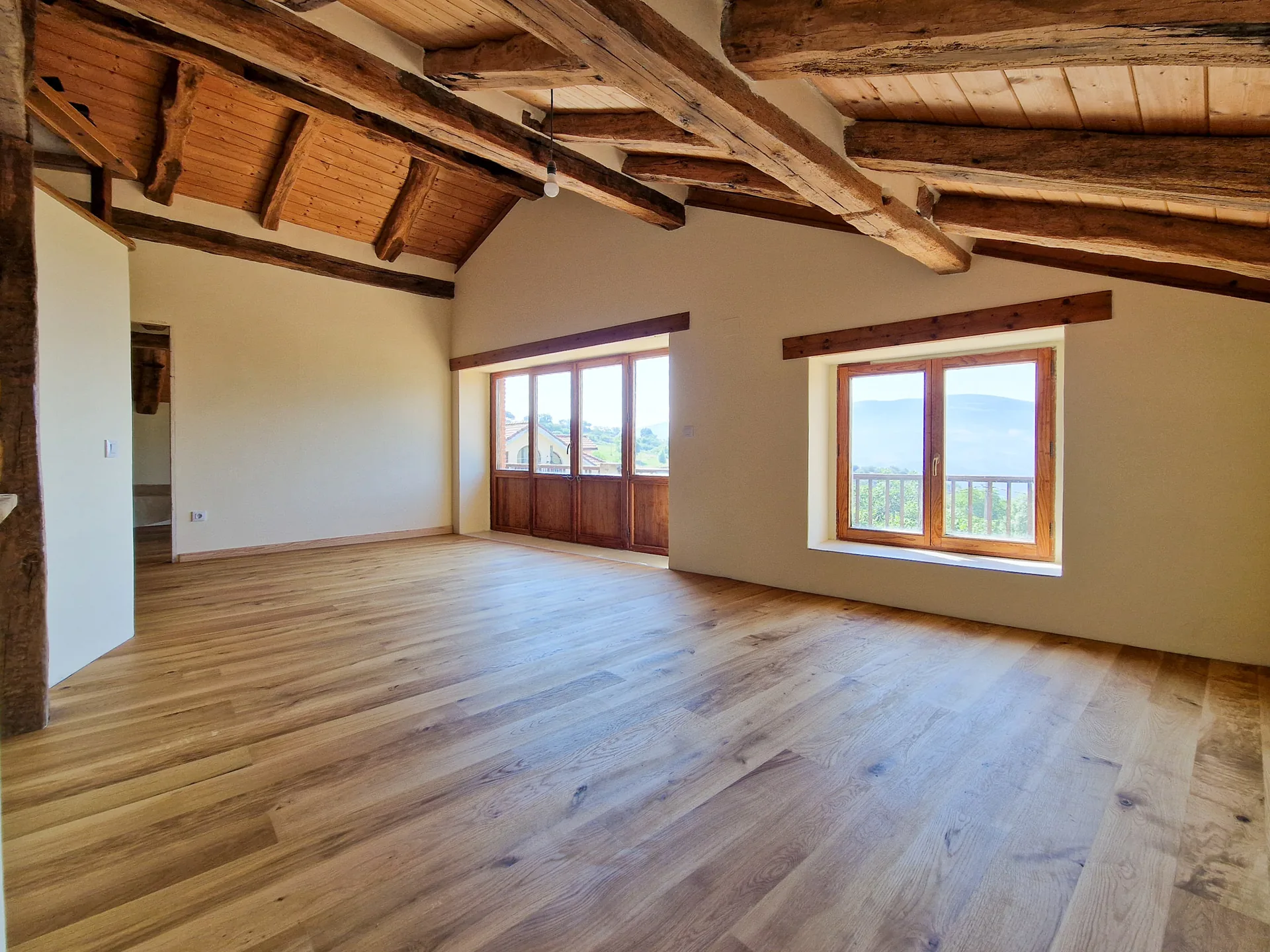 Loft space after
